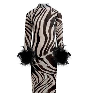Immy Dress Zebra Dress